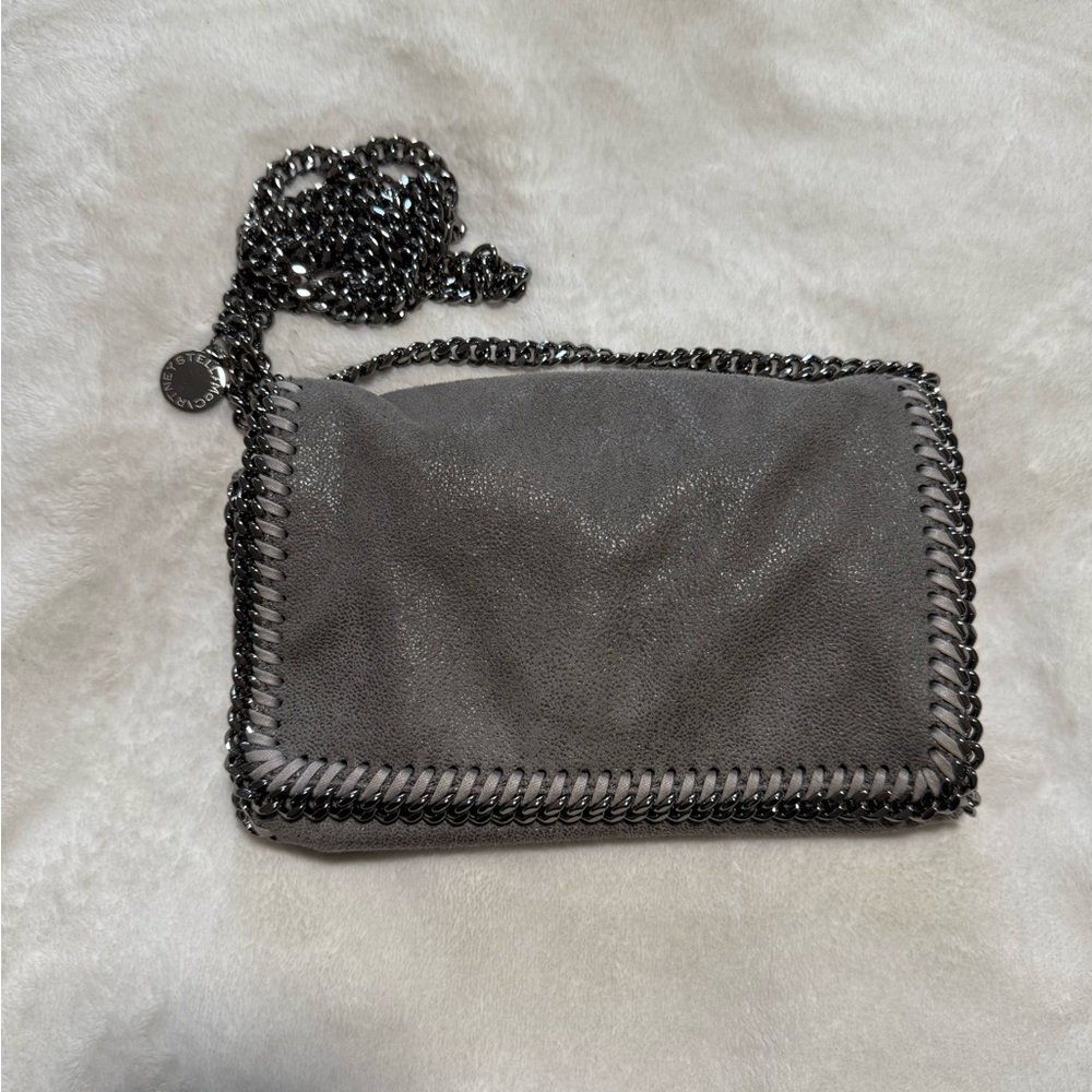 STELLA MCCARTNEY Shaggy Deer Falabella Crossbody Bag